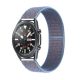 MYBANDZ Curea de ceas elastică textil cu Velcro - albastru ciel/ 20mm