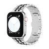 Curea de ceas metalică “Pearlmaster” cu lanț /argintiu - negru/ 38/40/41 mm