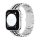 Curea de ceas metalică “Pearlmaster” cu lanț /argintiu - negru/ 38/40/41 mm