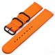 MYBANDZ Curea de ceas din textil /orange/ 20mm