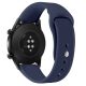 MYBANDZ Curea de ceas din silicon cu cataramă cu bilă / albastru închis/ 20mm