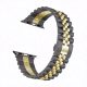 Curea de ceas metalică Apple Watch “Jubilee” cu lanț / negru - auriu/ 44/45/46/49 mm