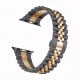 Curea de ceas metalică Apple Watch “Jubilee” cu lanț /negru - auriu roz/ 44/45/46/49 mm