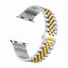 Curea de ceas metalică Apple Watch “Jubilee” cu lanț /argintiu - auriu/ 40/41/42 mm