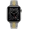 Curea de ceas metalică Apple Watch “Jubilee” cu lanț /argintiu - auriu/ 40/41/42 mm