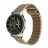 MYBANDZ Curea de ceas din piele cu buclă magnetică /beige/ 20mm