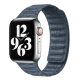 Curea Apple Watch magnetică din textil din două piese /denim/ 44/45/46/49 mm