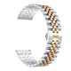 MYBANDZ Curea de ceas Steel’o metalică  / argintiu - auriu roz / 20mm