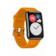 MYBANDZ Curea de ceas din silicon cu cataramă metalică /orange/