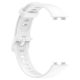 MYBANDZ Curea de ceas din silicon/alb Huawei Band 8-9