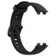 MYBANDZ Curea de ceas din silicon/negru Huawei Band 8