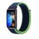 MYBANDZ Curea de ceas din material Velcro/verde-albastru Huawei Band 8-9