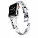 Curea Apple Watch din piele respirabilă /floare/ - 40/41/42mm