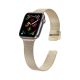 Brățară Apple Watch  Milano cu cataramă  / șampanie / 40/41/42 mm