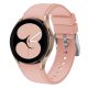MYBANDZ Curea silicon Galaxy Watch 4-5-6-7/roz fără fantă/ 20mm