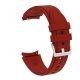 MYBANDZ Curea silicon Galaxy Watch 4-5-6-7/roșu-fără fantă/ 20mm