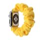 Curea Apple Watch scrunchie galben 44/45/46 și 49 mm
