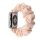 Curea Apple Watch scrunchie pudră 44/45/46 și 49 mm