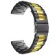 MYBANDZ Curea metalică clasică / negru-aur/ 22mm