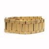 MYBANDZ Curea metalică clasică / aur/ 22mm