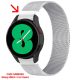 MYBANDZ Brățară ceas Milano /fără fantă argintiu/ 20mm