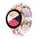 MYBANDZ Curea de ceas din silicon cu cataramă rosegold (model floral) / 22mm