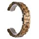 MYBANDZ Curea clasică din lemn / maro deschis / 22mm