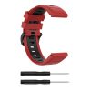 MYBANDZ Curea de ceas silicon de sport - roșu (22mm QuickFit )