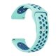 MYBANDZ Curea de ceas din silicon respirabil -/albastru turcoaz/ 20mm