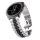 MYBANDZ Curea de ceas Steel’o metalică  / argintiu - negru / 22mm