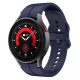 MYBANDZ Curea de ceas silicon de sport Galaxy Watch 4-5-6-7 /albastru fără fantă/ 20mm
