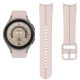 MYBANDZ Curea ceas sport Galaxy Watch 4-5-6-7 / roz / fără fantă / 20mm