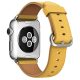 Curea Apple Watch din piele /galbenă/ 40/41/42 mm
