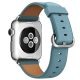 Curea Apple Watch din piele /albastru deschis/ 40/41/42 mm