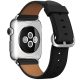 Curea Apple Watch din piele /negru/ 44/45/46/49 mm
