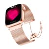 Curea Apple Watch metalică cu lanț și bijuterii / rosegold / 44/45/46/49 mm