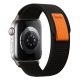 Curea Apple Watch Trail Loop /negru - portocaliu/ 44/45/46/49 mm