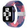 Curea de ceas reglabilă Apple Watch împletită  /albastru-roz/ 40/41/42 mm