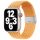 Curea de ceas reglabilă Apple Watch împletită / galben/44/45/46/49 mm