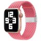Curea de ceas reglabilă Apple Watch împletită  / roz/ 40/41/42 mm