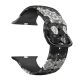 Curea Apple Watch din silicon cu cataramă /blackflower/ 40/41/42 mm
