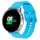 MYBANDZ Curea de ceas din silicon cu cataramă metalică / albastru deschis/ 22mm