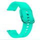MYBANDZ Curea de ceas din silicon cu cataramă metalică /mint/ 20mm