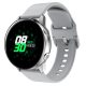 MYBANDZ Curea de ceas din silicon cu cataramă argintie / gri/ 20mm