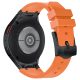 Mybandz Element curea din silicon pentru Samsung Galaxy Watch 4-5-6-7/portocaliu-negru/20mm