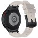 Mybandz Element curea din silicon Samsung Galaxy Watch 4-5-6-7/bej-negru/20mm