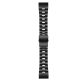 Mybandz Curea de ceas metalicăă din titan / negru (Garmin 26 mm QF)