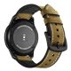 MYBANDZ Curea din silicon cu piele moale în exterior / maro / 22mm