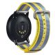 MYBANDZ Curea de ceas din textil (galben-albastru) / 22mm