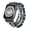 Apple Watch mărgele de ceas metalic cu bandă neagră /44/45/46/49 mm